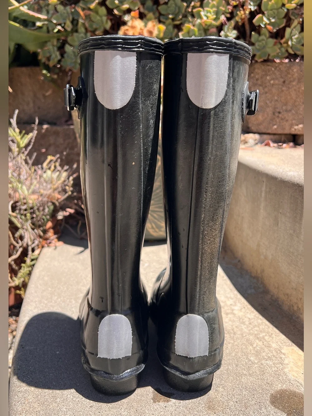 Hunter kids size 2b Black rain boots
